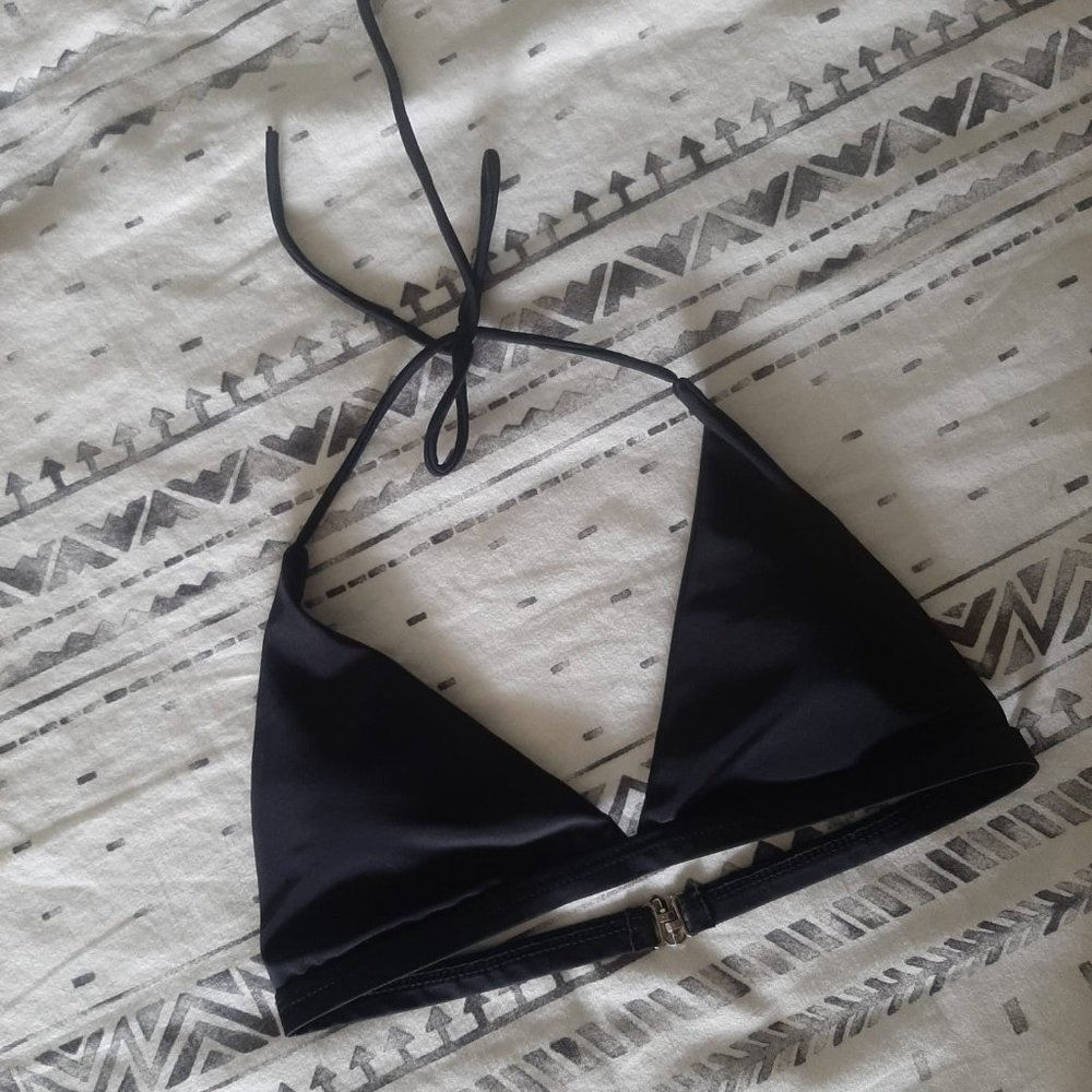 Black Triangle Bikini Top